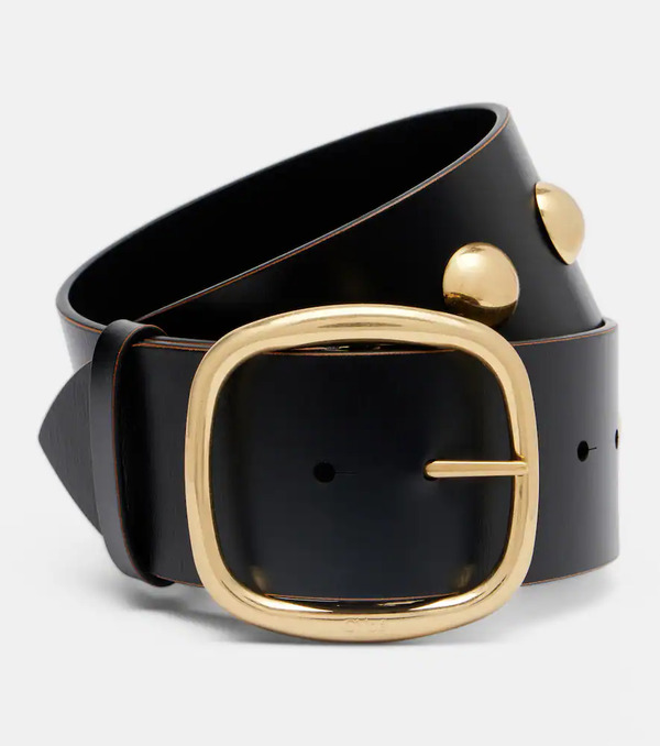  Chloe Chloe Chloe Midnight Studded Leather Belt 