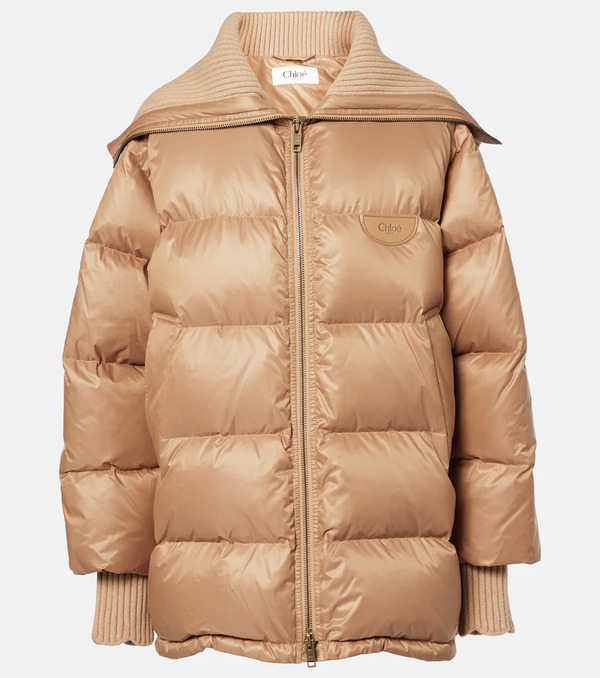  Chloe Chloe Oversized Quilted Down Jacket 