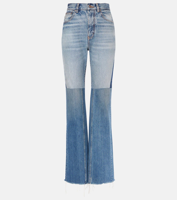 Chloe Chloe Patchwork Flared Jeans 