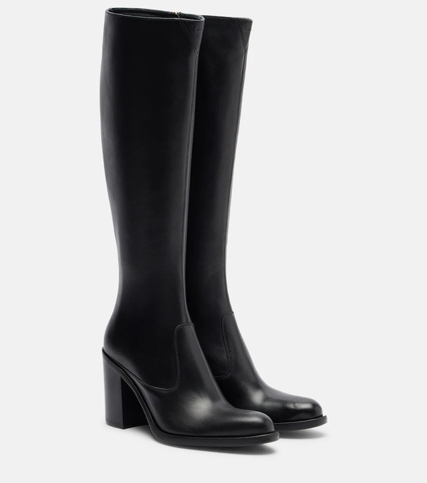  Chloe Chloe Phoenix 90 Leather Knee-high Boots 