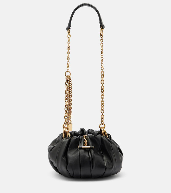  Chloe Chloe Chloe Plisse Small Leather Shoulder Bag 