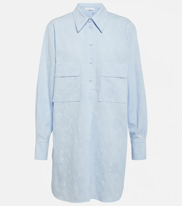  Chloe Chloe Renaissance Pique Jacquard Shirt 