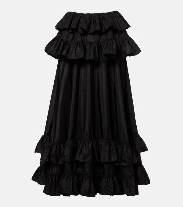  Chloe Chloe Ruffled Silk Maxi Skirt 