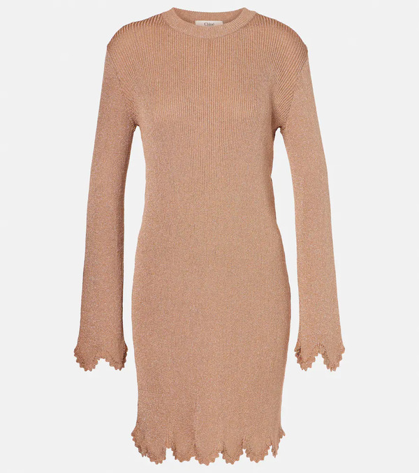  Chloe Chloe Scalloped Sweater Dress 