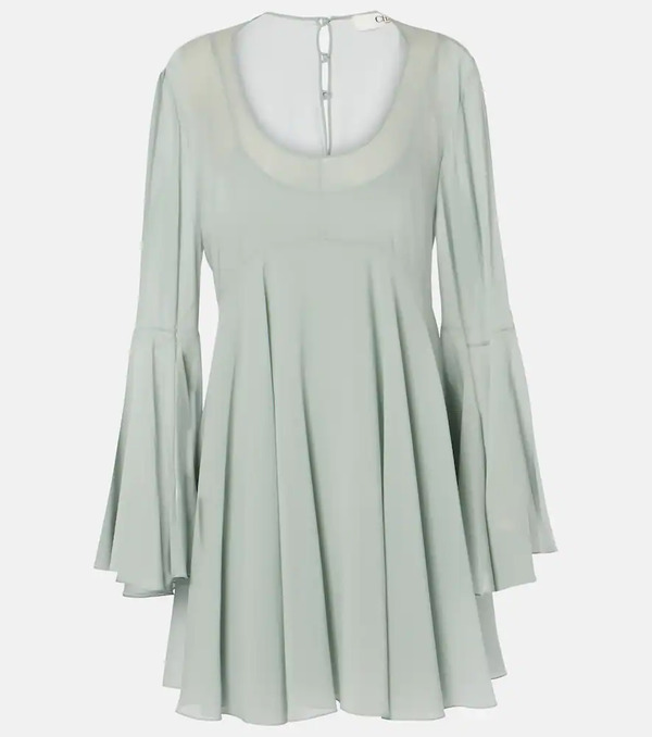  Chloe Chloe Silk Chiffon Minidress 