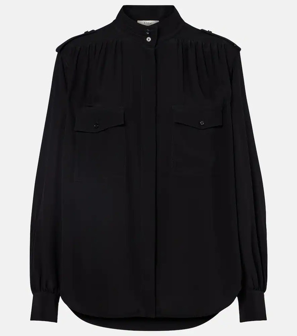  Chloe Chloe Silk Shirt 