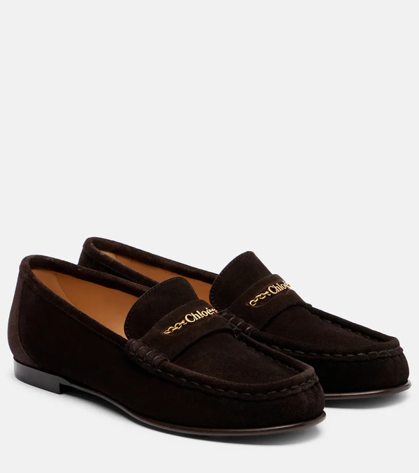  Chloe Chloe Chloe Suede Loafers 