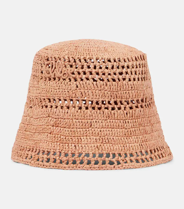  Chloe Chloe Sunset Raffia Bucket Hat 
