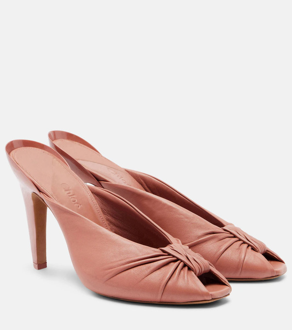  Chloe Chloe Suzie Leather Mules 
