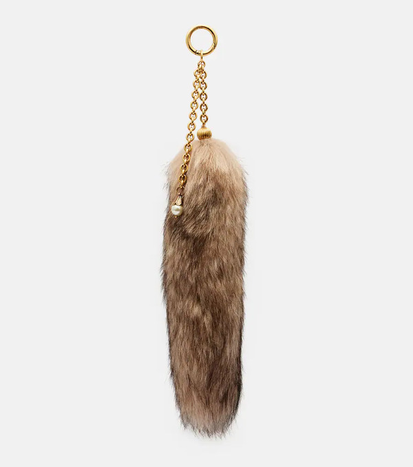  Chloe Chloe Treasure Tails Shearling Bag Charm 