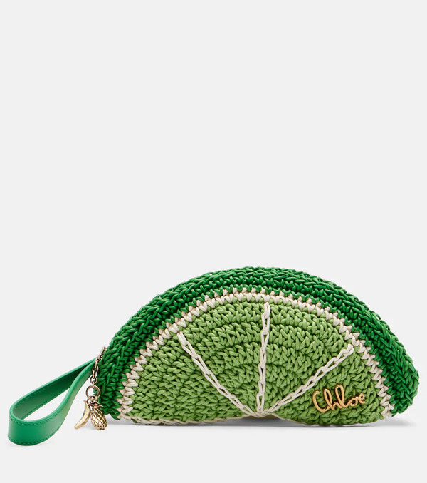  Chloe Chloe Chloe Tropicus Lime Slice Clutch 