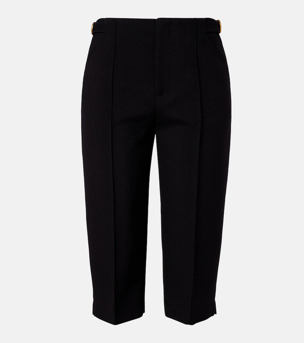  Chloe Chloe Virgin Wool Crepe Capri Pants 