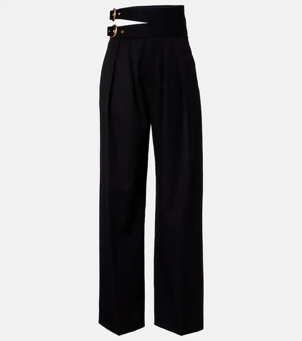  Chloe Chloe Virgin Wool Wide-leg Pants 