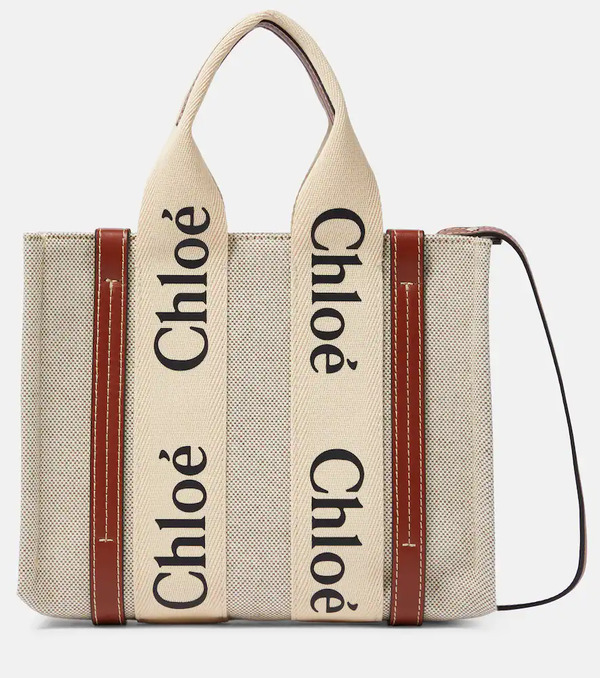 Chloe Chloe Woody Small Canvas Tote 