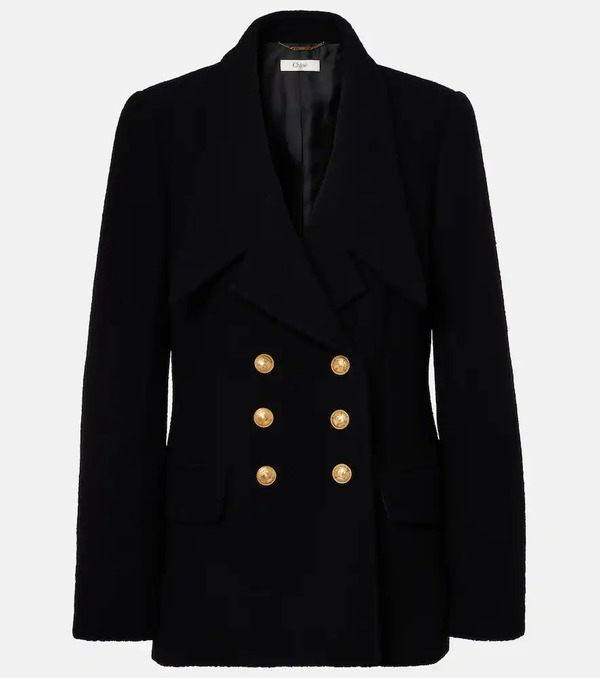  Chloe Chloe Wool-blend Boucle Jacket 