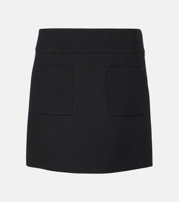  Chloe Chloe Wool Crepe Miniskirt 