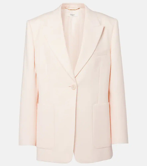  Chloe Chloe Wool Gabardine Suit Jacket 