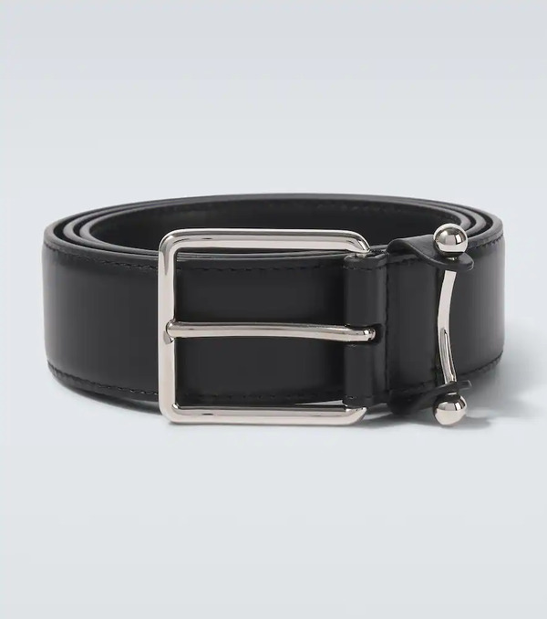  Christian Louboutin Christian Louboutin Chambeliss Leather Belt 