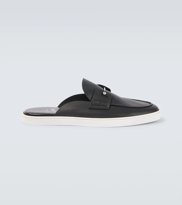  Christian Louboutin Christian Louboutin Chanme Leather Mules 