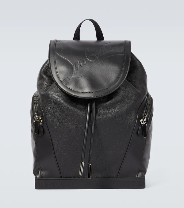  Christian Louboutin Christian Louboutin Explorafunk Logo Leather Backpack 