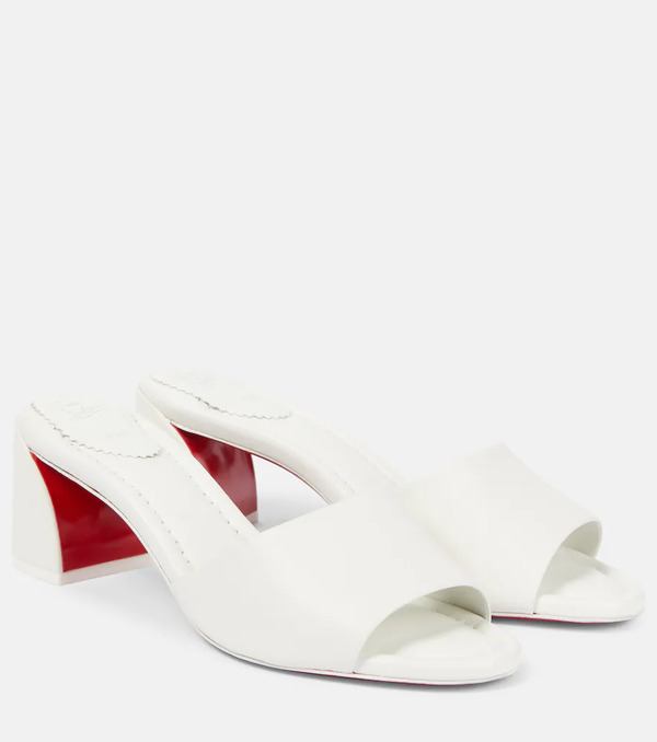  Christian Louboutin Christian Louboutin Jane 55 Leather Mules 