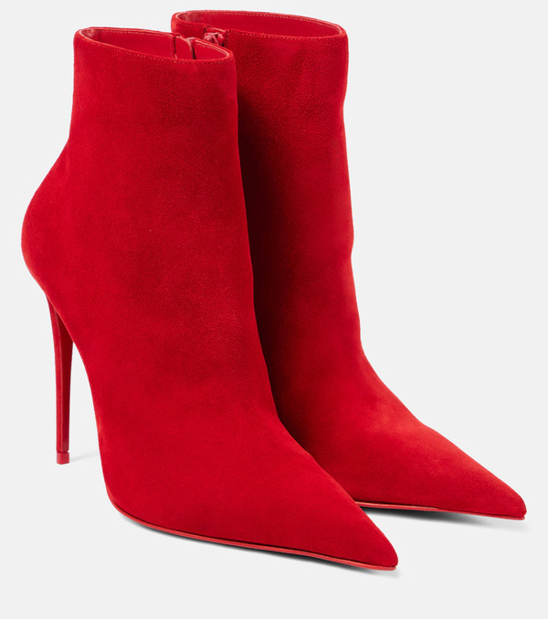  Christian Louboutin Christian Louboutin Kate Max 100 Suede Ankle Boots 