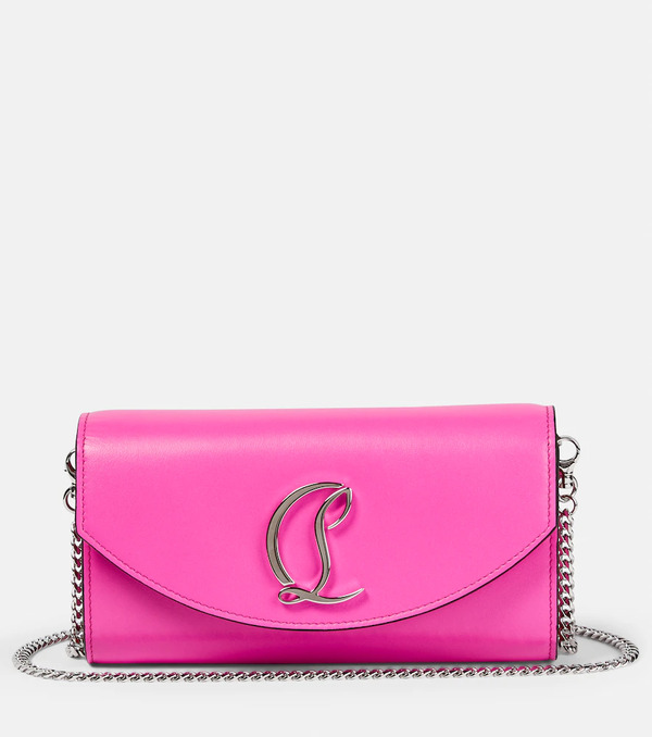  Christian Louboutin Christian Louboutin Leather Wallet On Chain 
