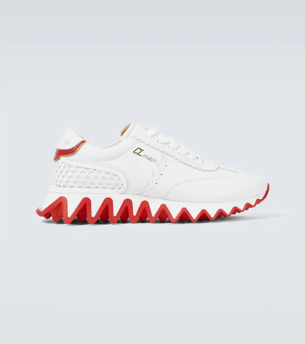  Christian Louboutin Christian Louboutin Loubishark Leather Sneakers 