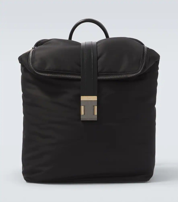  Christian Louboutin Christian Louboutin Nox Leather-trimmed Backpack 