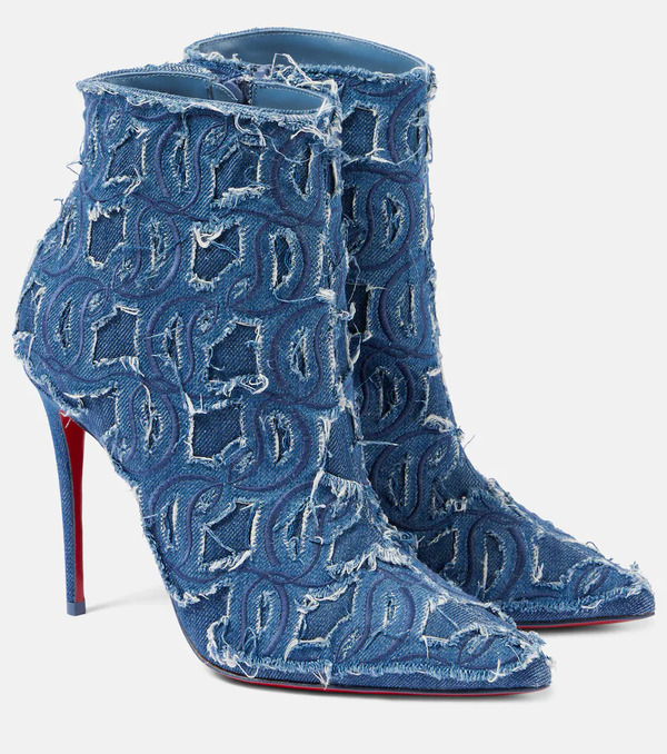  Christian Louboutin Christian Louboutin So Kate 100 Denim Pumps 