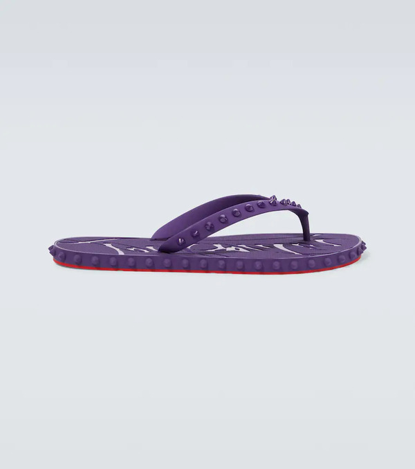  Christian Louboutin Christian Louboutin Super Loubi Pvc Slides 