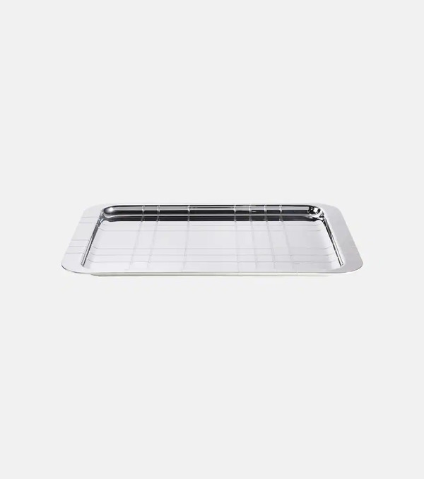  Christofle Christofle Graphik Silver-plated Tray 