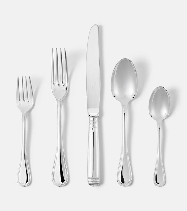  Christofle Christofle Malmaison 5-piece Silver-plated Cutlery Set 