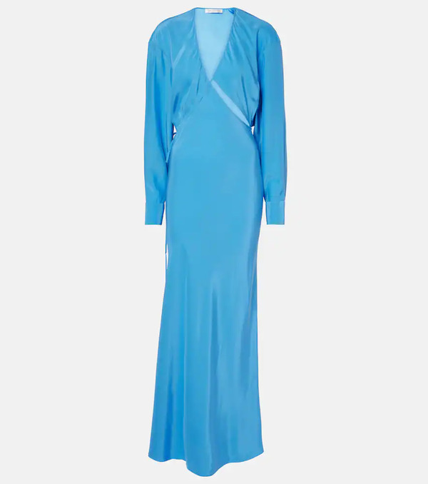  Christopher Esber Christopher Esber Cutout Silk Maxi Dress 