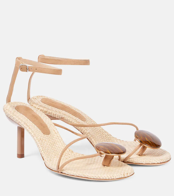  Christopher Esber Christopher Esber Doma Suede Thong Sandals 
