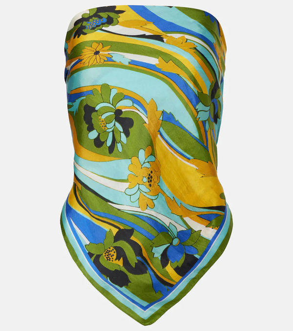  Christopher Esber Christopher Esber Floral Silk Scarf 
