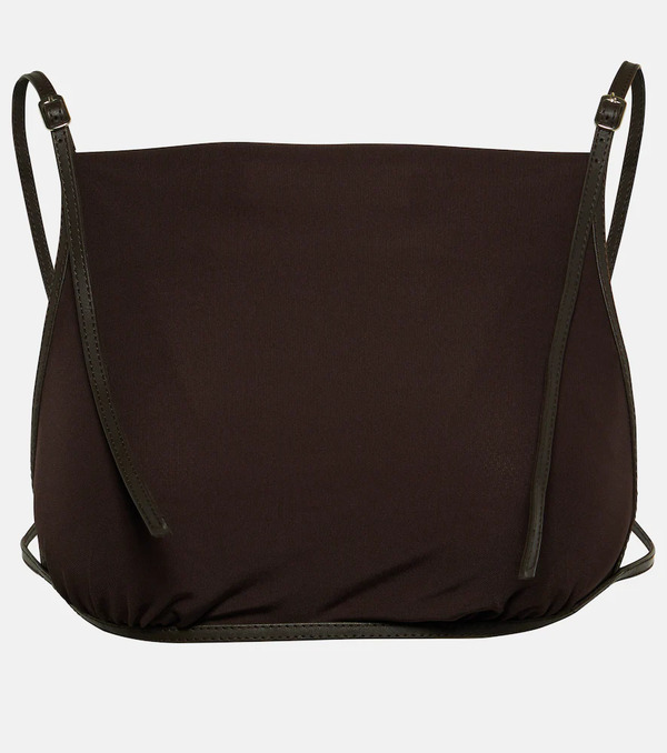  Christopher Esber Christopher Esber Framed Leather-trimmed Crop Top 
