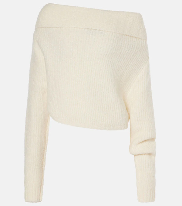 Christopher Esber Christopher Esber Off-shoulder Boucle Sweater 