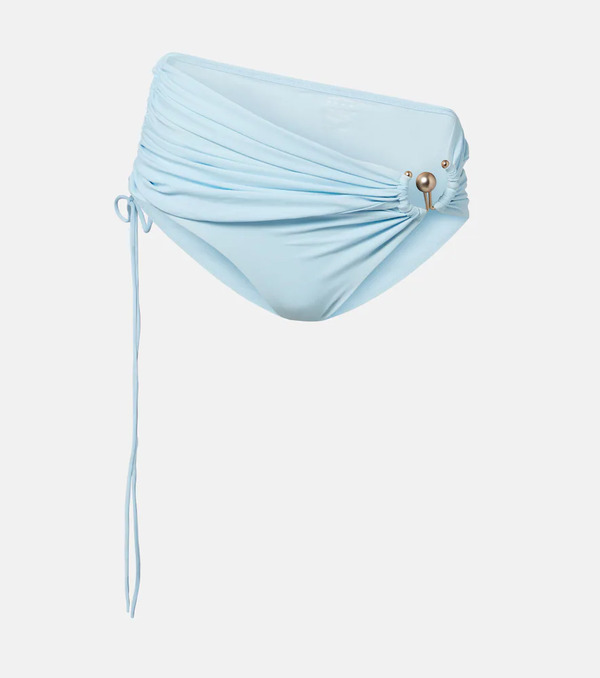  Christopher Esber Christopher Esber Orbit Ruched Bikini Bottoms 