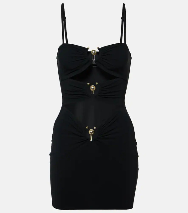  Christopher Esber Christopher Esber Pierced Orbit Minidress 