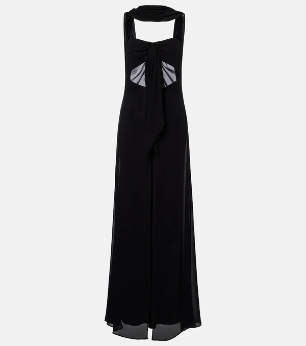  Christopher Esber Christopher Esber Reverse Draped Silk Gown 