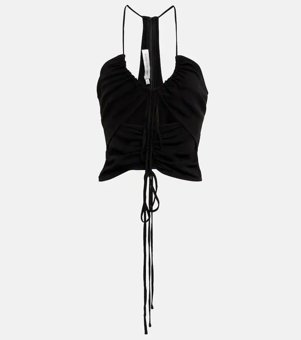  Christopher Esber Christopher Esber Ruched Halterneck Top 