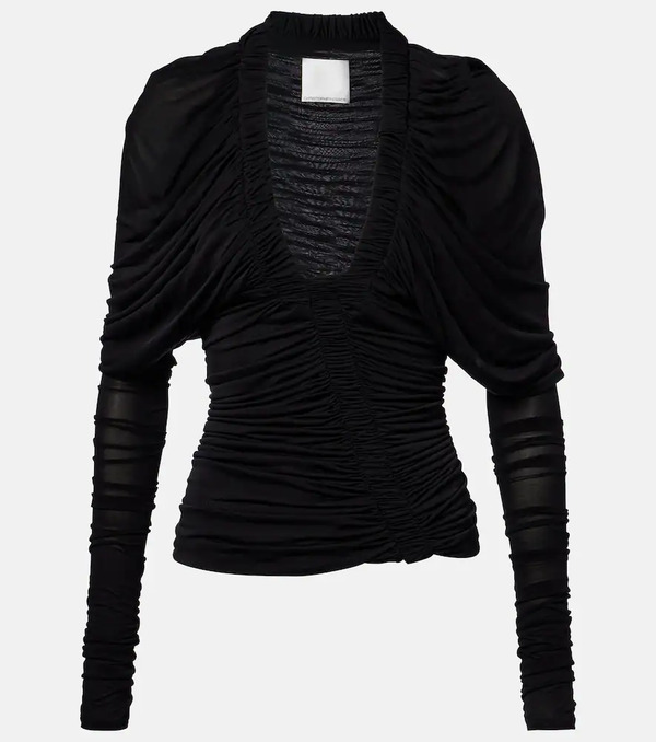  Christopher Esber Christopher Esber Ruched Jersey Top 