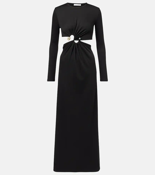  Christopher Esber Christopher Esber S-buckle Embellished Maxi Dress 