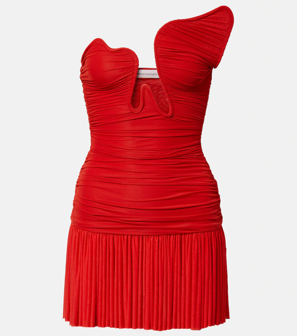  Christopher Esber Christopher Esber Salacia Ruched Minidress 