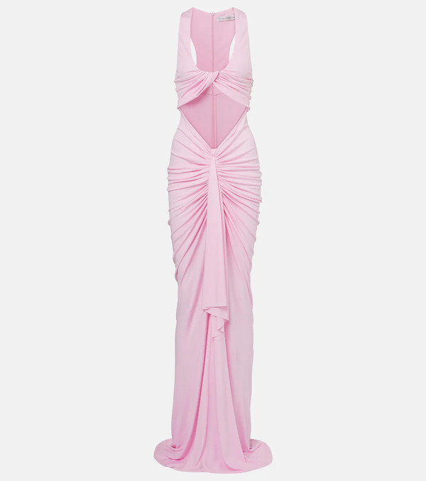  Christopher Esber Christopher Esber Vivenda Draped Jersey Maxi Dress 