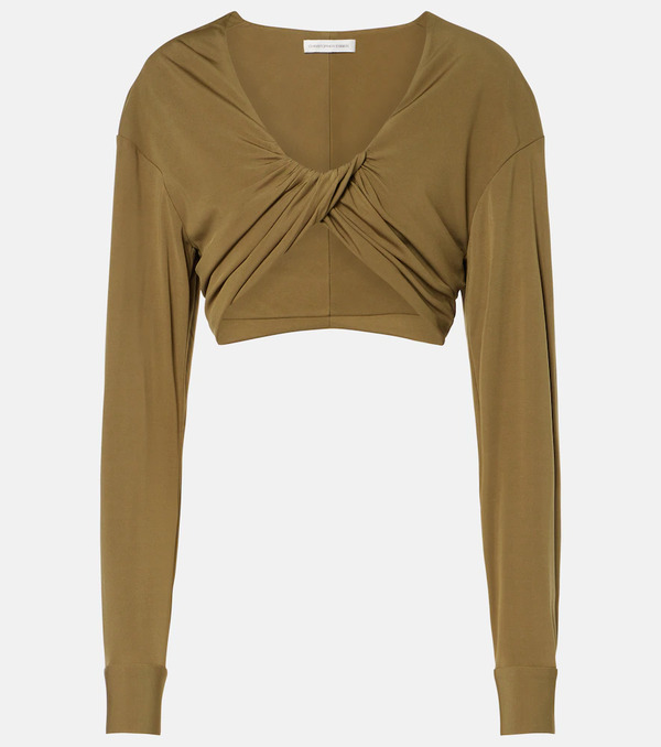  Christopher Esber Christopher Esber Vivenda Jersey Crop Top 