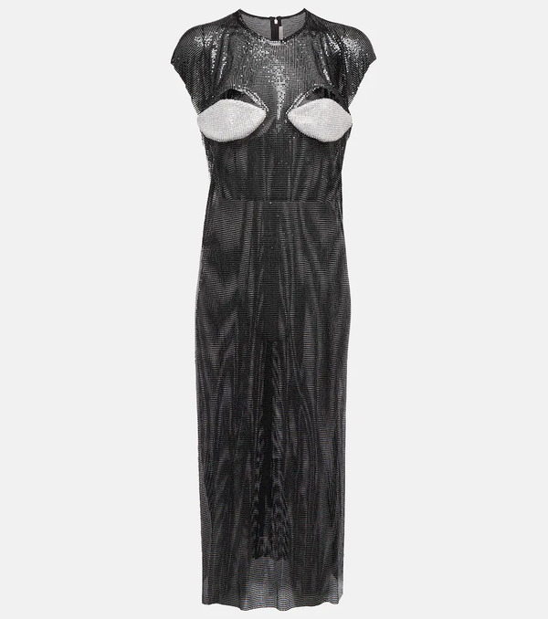  Christopher Kane Christopher Kane Crystal-embellished Cutout Midi Dress 