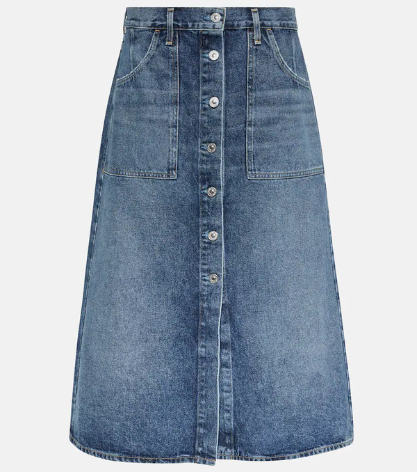  Citizens Of Humanity Citizens Of Humanity Anouk Denim Midi Skirt 