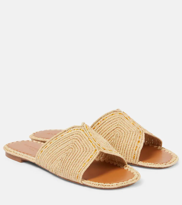  Clergerie Clergerie Ineni Raffia Slides 
